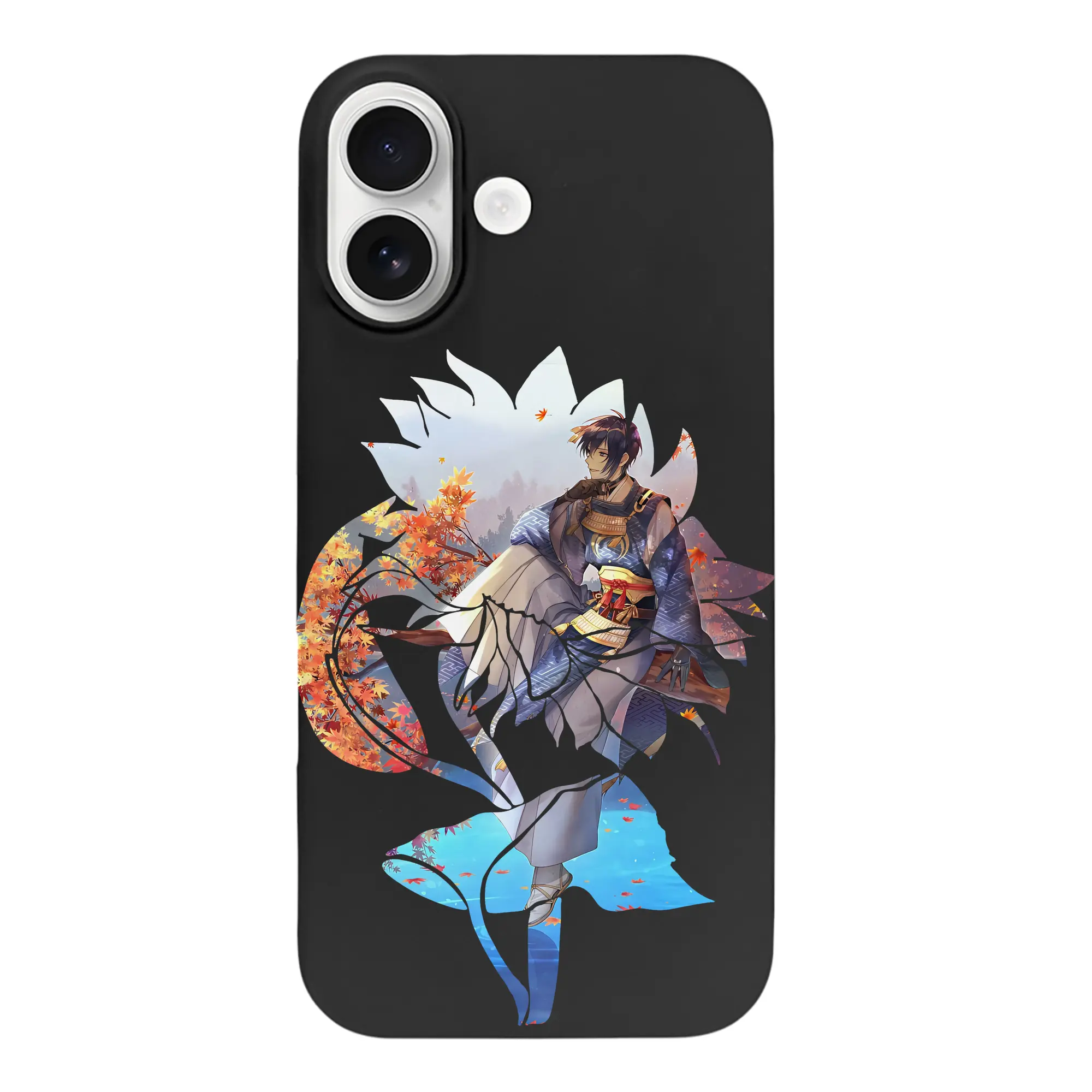 刀剣乱舞 グッズ,三日月宗近 - iPhone 17 シリーズ シリコンケース 薄型 耐衝撃 指紋防止 ソフトタッチカバー 精密フィット 傷防止 保護ケース iPhone 17/17 Air/17 Pro/17 Pro Max 対応